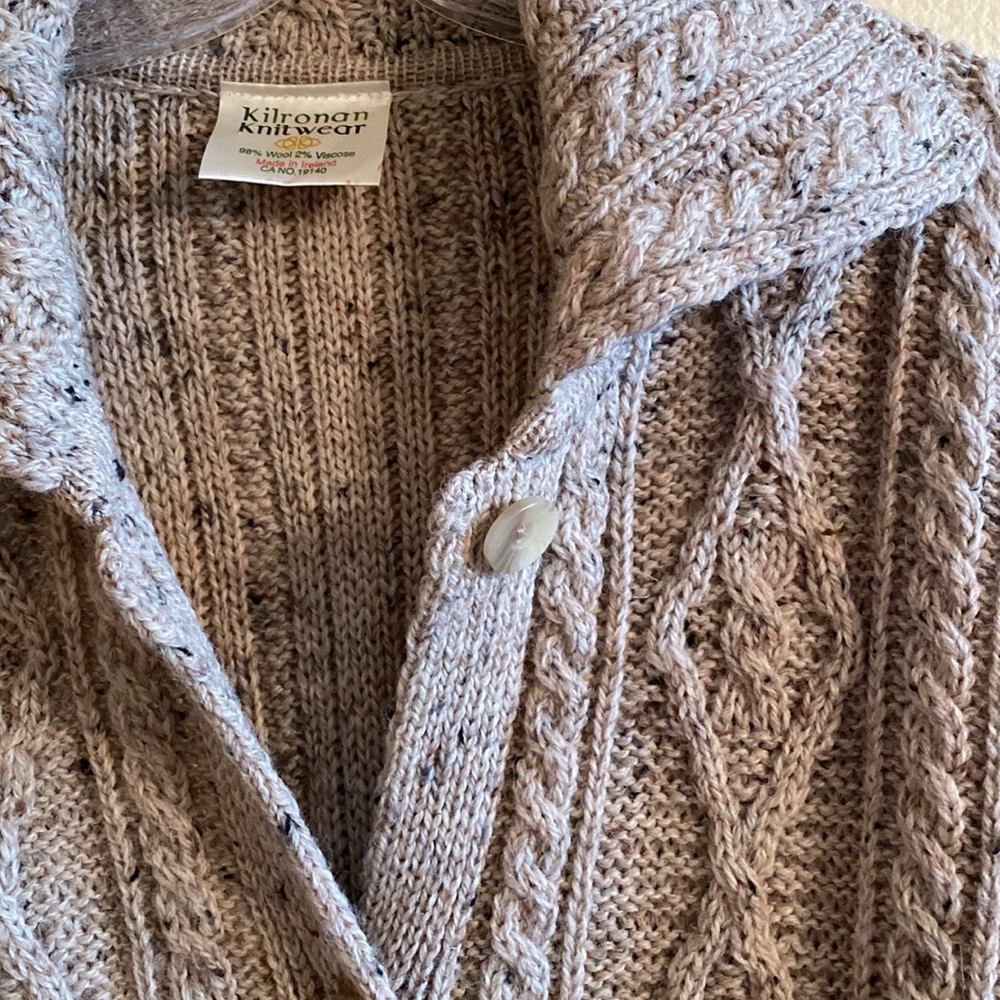 Wool sweater made in Ireland - Picture 2 of 5